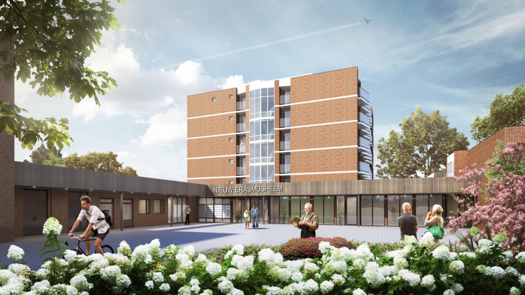 rendering nieuw erasmusheem